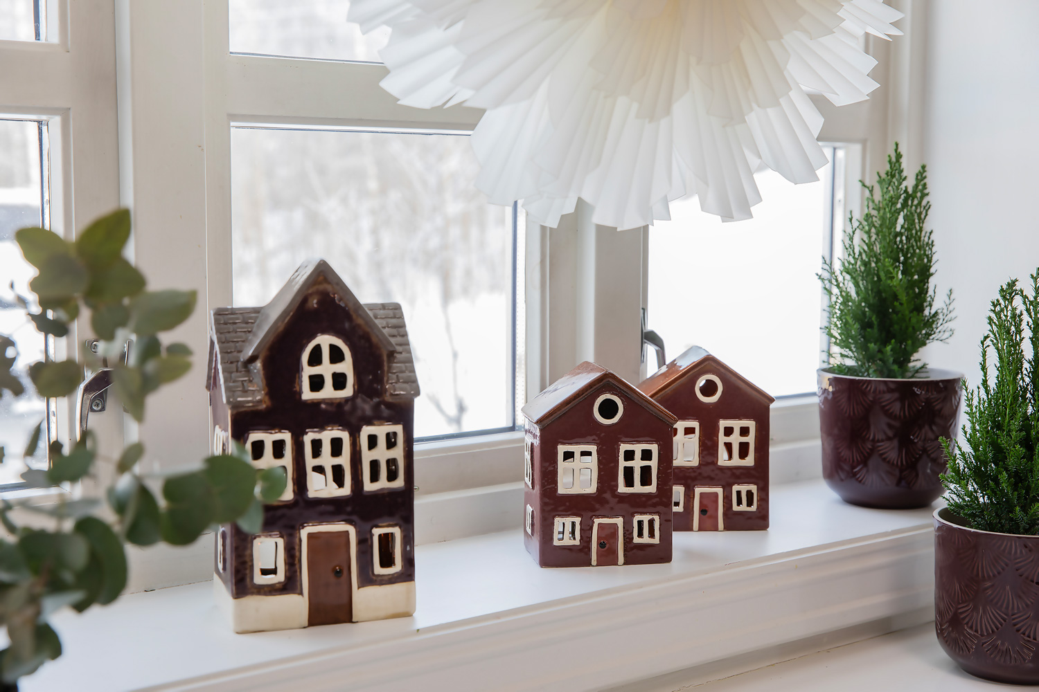 Julepynt Village lyshus